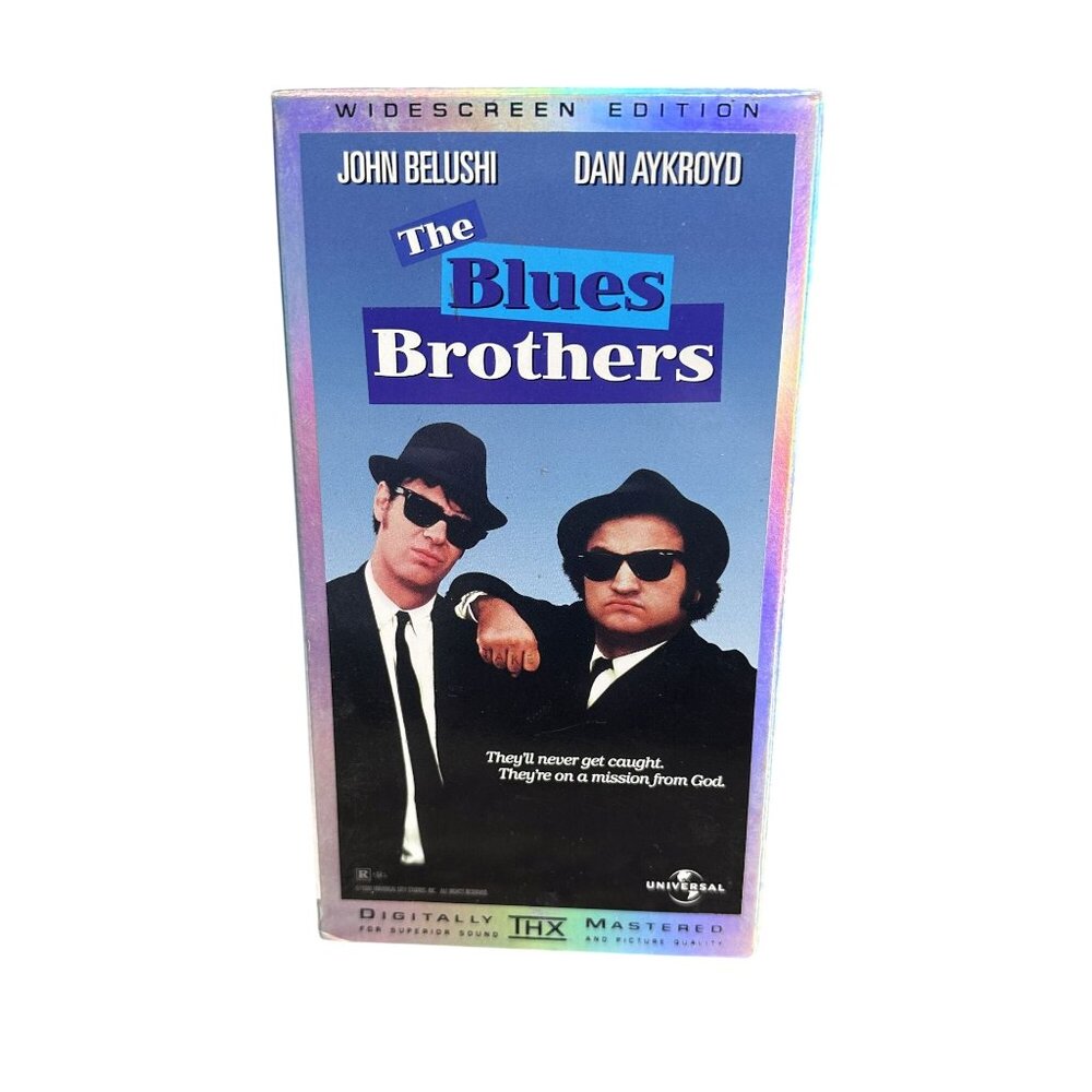 Blues Brothers Movie VHS Tape Wide Screen Edition VHS John Belushi Dan Aykroyd